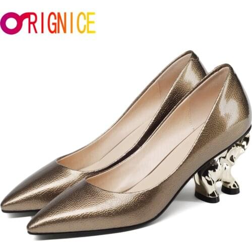Orignice Womens High-heeled Shoes