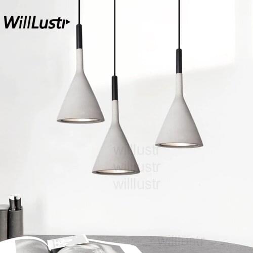 Concrete Aplomb Pendant lights Paolo Lucidi Luca Pevere Studio Lucidi&Pevere handmade cement suspension Lamp