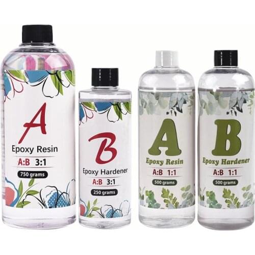 Clear AB Crystal Glue Resin Epoxy High Adhesive3:1 1:1 AB UV Epoxy Glue For DIY Resin Jewelry Making Accessories