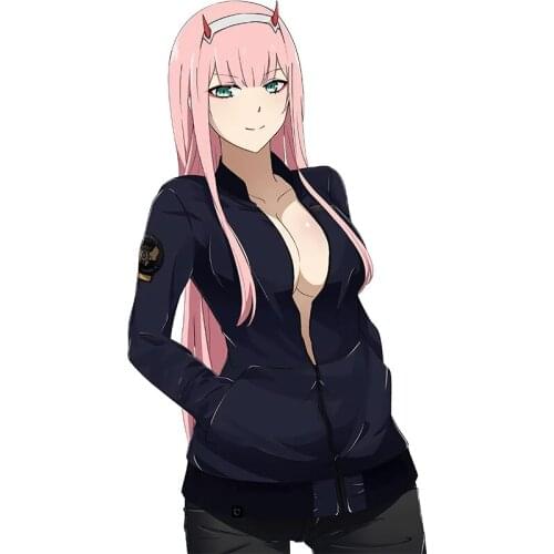 RuleMylife Hot Sexi Anime Darling In The Fanxx Stickers 02 Zero Two Car Stickers Decal Sexy Car Accessories Decoration