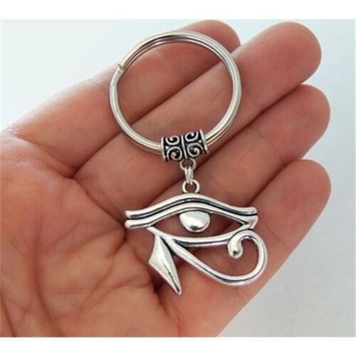 Ancient Egypt Symbol Travel Keychain Anker The Charm of Anubis The Eye of Hulus Charm