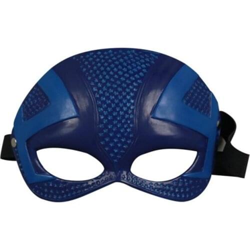 Superhero Stargirl Courtney Whitmore Star Spangled Kid Girl Latex Mask Cosplay Helmet Halloween Masquerade Party Prop