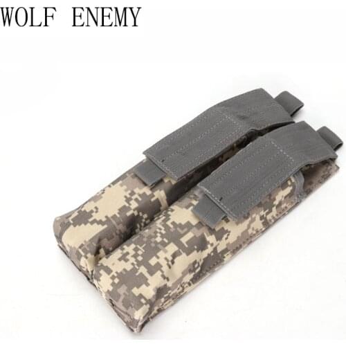 Tactical 600D Molle Double Military P90 Magazine Pouch Multicam Black ACU DE Woodland Camo