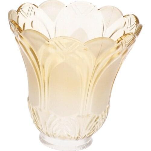 Ceiling Fan Chandelier Frosted and Clear Glass Light Lamp Shade Replacement