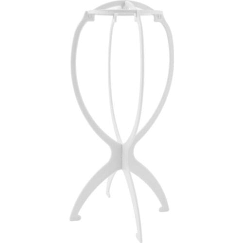 1PC 4Colors Ajustable Wig Stands Plastic Hat Display Wig Head Holders Mannequin Head/Stand Portable Folding Wig Stand