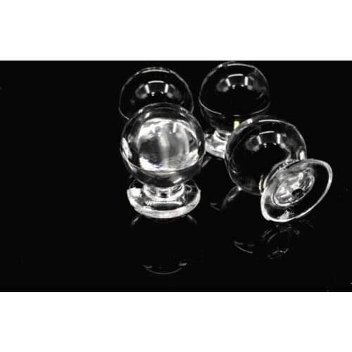 10PCS Diameter 11MM Clear Crystal Round Door Pull Handle Transparent Acrylic Knobs Kitchen Cabinet Drawer knobs Home Decorating