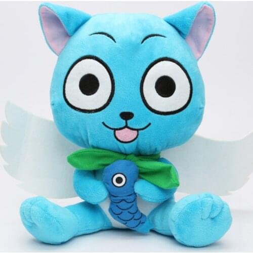 12'' 30CM Japanese Anime Cartoon Fairy Tail Happy Plush Toy Plush Doll Toy