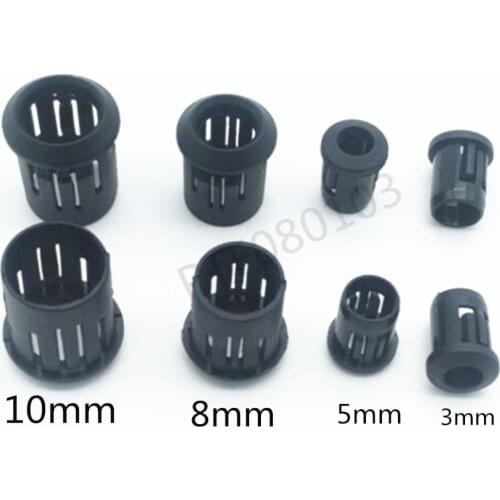 50 100 500 Pcs/Lot Lamp Socket Diode Holder Plastic Black Clip Bezel Mount Useful 3mm 5mm 8mm 10mm LED