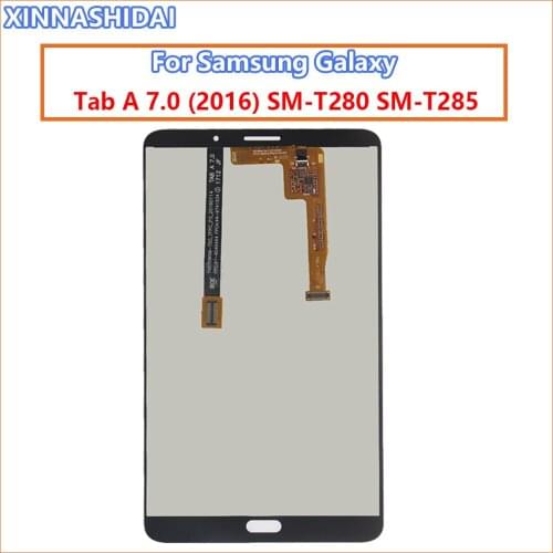 7.0'' LCD For Samsung Galaxy Tab A 7.0 (2016) SM-T280 SM-T285 LCD Display Touch Screen Assembly T280 WIFI /T285 3G
