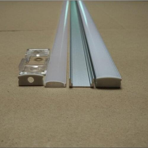 Free Shipping Top Quality Designed slim flat thin led aluminum profiles Opal/Clear covers led aluminium profile for led strip