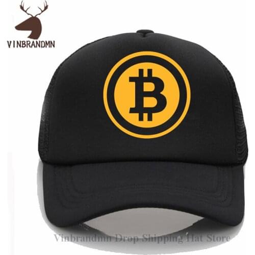 Bitcoin Baseball caps men women Luxury Brand sun hat High Quality Bitcoin Fishing hats New Fashion Business cool Bucket sun hats