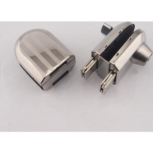 Stainless steel bolt lock, glass door, glass door lock, central lock, single open door