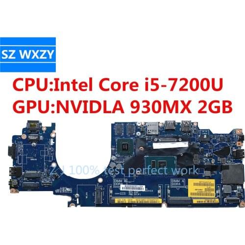 For DELL Latitude E5480 Laptop Motherboard 04RKC6 4RKC6 CDM70 LA-E082P With SR342 i5-7200u 930MX 2GB DDR4 100% Tested Fast Ship