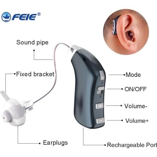 G-28D RIC Hearing Aid Rechargeable Hearing Amplifier Ear Hearing Aid for The Elderly Sound Amplifier for Hearing Loss Aids