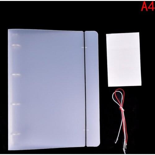 Hot Pratical Cover for Notebook File Folder Refillable 20 holes Ring Binder Spiral A4