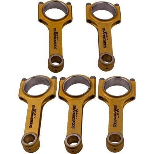 H-Beam 4340 Conrods For Volvo C70 I MK I 1997-2005 Coupe 2.3 T5 Titanizing Connnecting Rods 139.5mm Bushing Floating Pin