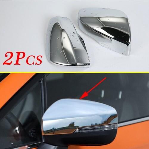 Chrome Accessories Fit For Subaru Forester SK 2019 2020 Rearview Rear View Mirror Cover Trim