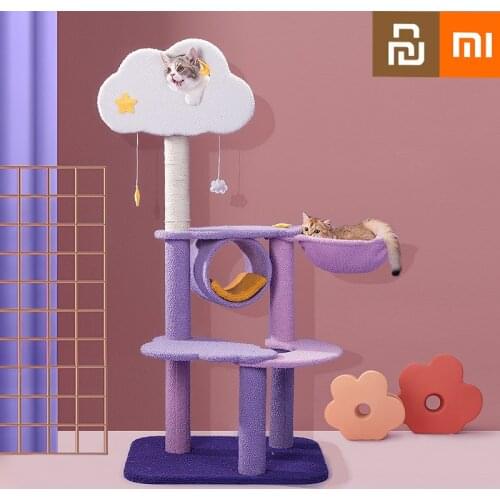 Xiaomi Cat Climbing Frame Pet Litter Cat Tree Scratching Post Cat Tower Scratching Board Toy Jumping Platform Villa Cat Supplies