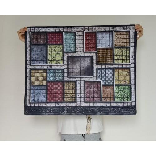 Battle Game Mat 815x650 Tabletop HeroQuest 25th Anniversary Edition Role Playing Map board games for family night