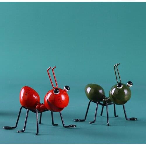 Set of 4 Metal Ant Wall Decor Livingroom Outdoor Garden Yard Art Sculptures