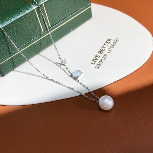 New Hot 925 Sterling Silver Necklace Findings Jewelry Base Settings Mountings Parts for Akoya Edison Pearls, Coral, Jade