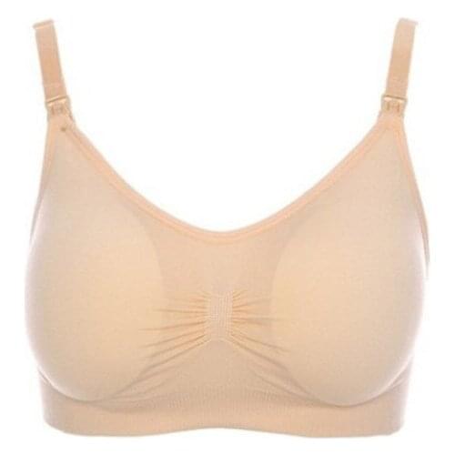 New Womens Comforty Seamless Breastfeeding Nursing Bra Ladies Wire-Free Pregnant Maternity Feeding Bras Cotton Soft underwear
