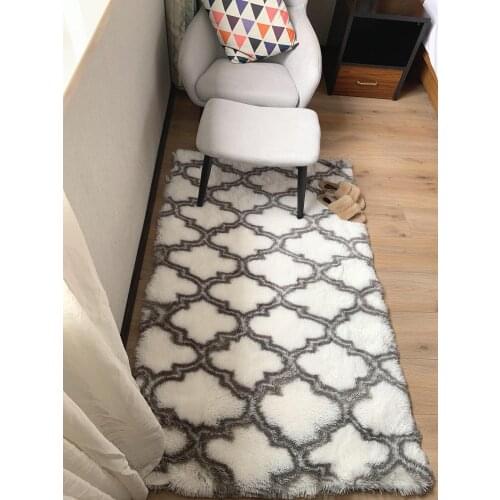 New style Silk wool carpet pv cashmere tie-dye rug living room study rug bedside rug non-shedding mat baby crawling carpet