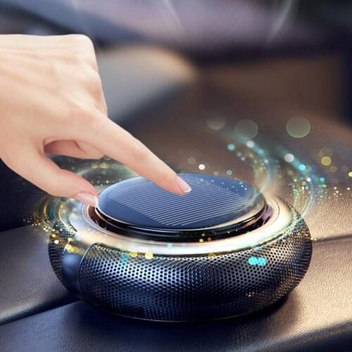 Car Air Freshener Solar Energy Rotating Aromatherapy Perfume Fragrance Aroma Diffuser Interior Decoration Accessories