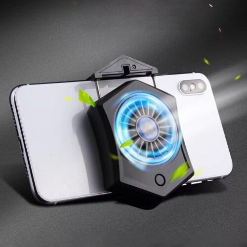 P9 Universal Portable Rechargeable Mobile Phone Cooler Game Cooling Fan Radiator Suitable for iPhone/for Android phones/tablets