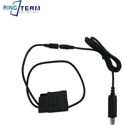 20Sets/Lot EN-EL14 Fake Battery EP-5A DC Coupler 4017 Connector + QC 3.0 USB Power Cable for Nikon P7700 P7000 D5300 Camera
