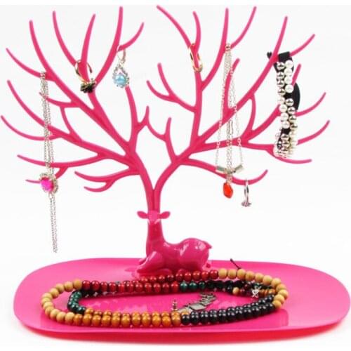 Jewelry storage rack deer head jewelry display stand jewelry pendant earrings necklace display stand jewelry organizer #50
