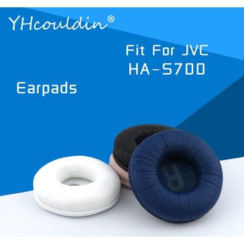 Earpads For JVC HA S700 HA-S700 Headphone Accessaries Replacement Ear Cushions Wrinkled Leather Material