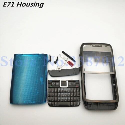 Good Full Complete Mobile Phone Housing Battery Cover For Nokia E71 +Keypad Faceplate