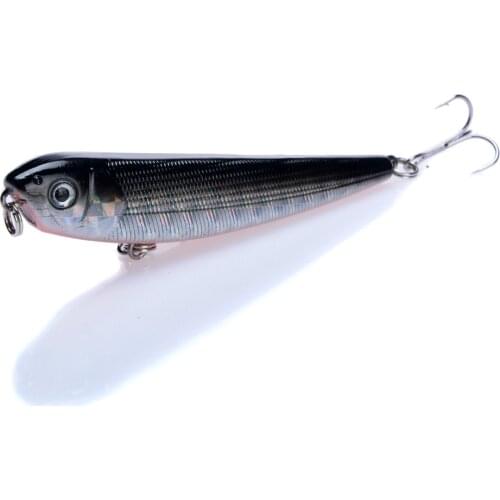 1pcs Pencil Lure Fishing Bait 88mm 9g Artificial Hard Lures Minnow Baits Floating Topwater Surface Fishing Tackle