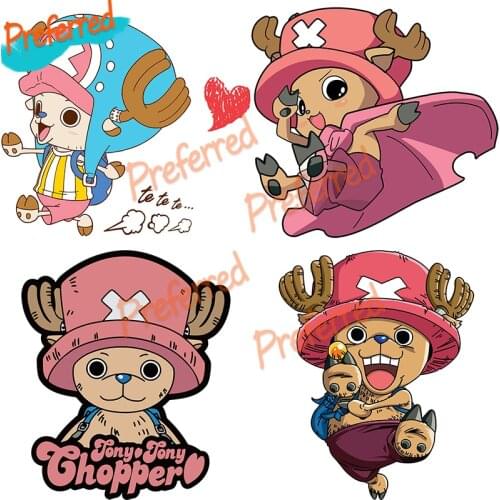Tony Chopper Cartoon Anime Car Hood Car Sticker Laptop Decal JDM JEEP Van Bike Offroad RV A4 Q3 Polo Deco Meterial KK Vinyl