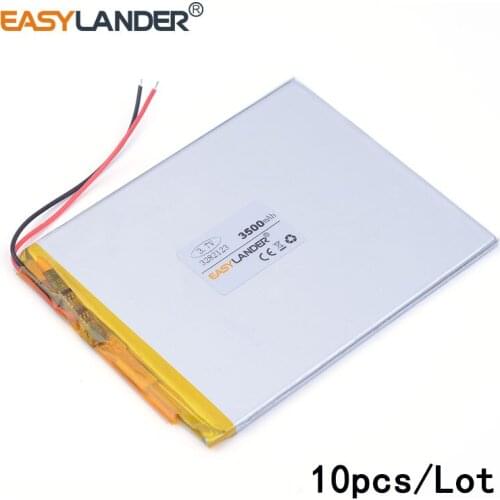10pcs /Lot 3282123 3500MAH lithium Li ion polymer rechargeable battery DIY mobile emergency power charging treasure battery
