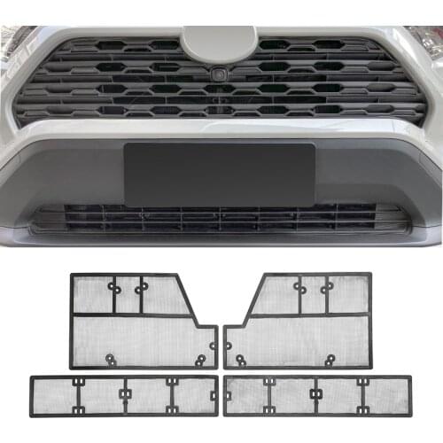 4pcs for TOYOTA RAV4 2020-2021 Front grille water tank insect proof net dust cover