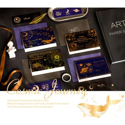 8Pcs Blank Cards and Envelopes Cardstock School Invitations Thank You