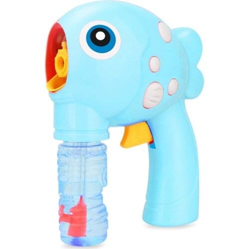 Automatic Bubble Machine Toy Cartoon Fish Soap Blowing Bubbles Childrens Bubble Blowing Machine