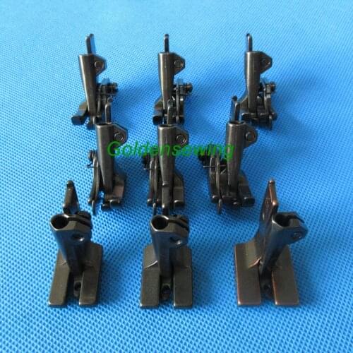 For JUKI DNU-1541 241 LU-563 1508 TACSEW T111-155 DOUBLE WELT PIPING CORDING,WALKING FOOT WITH EDGE GUIDE L&R