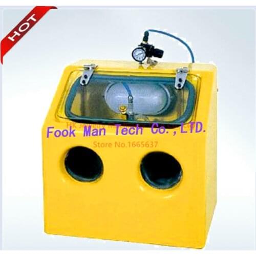 Hot Sale Yellow Color 220V Sand blaster Sandblasting Machine Dental Lab Sandblaster