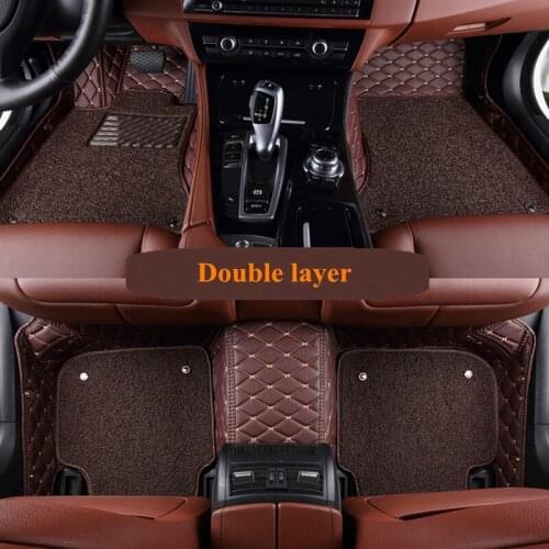 Good quality! Custom special car floor mats for BMW 5 Series Touring G31 2020-2018 waterproof durable two layers car carpets