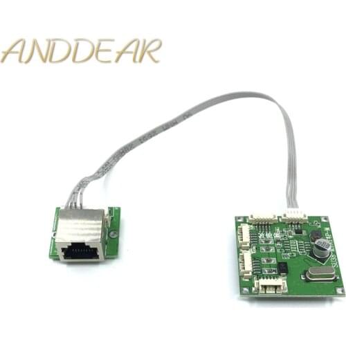 Mini module design ethernet switch circuit board for ethernet switch module 10/100mbps 3/4/5 port PCBA board OEM Motherboard