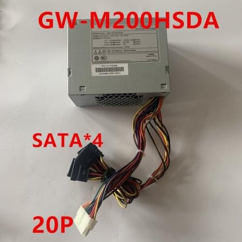 New Original PSU For Hanker DVR NVR 8632 8616 8808N 20Pin SATA*4 200W Switching Power Supply GW-M200HSDA