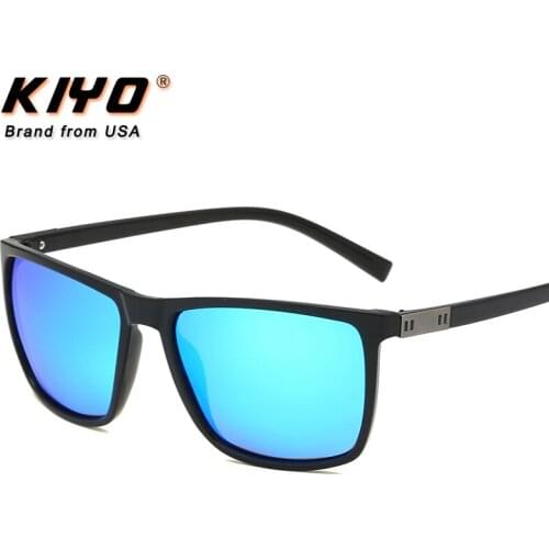 KIYO Brand 2020 New Women Men Square Polarized Sunglasses Metal Classic Sun Glasses High Quality UV400 Driving Eyewear 3783