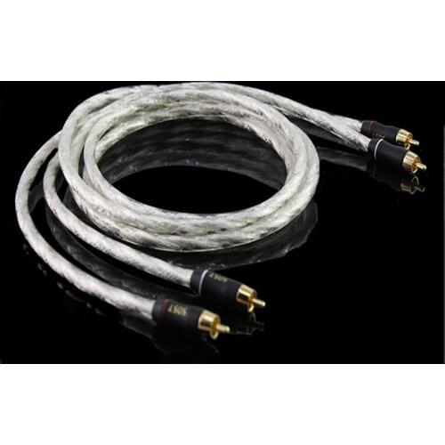Pair HIFI Stereo RCA Cable High-performance Premium Hi-Fi Audio 2rca to 2rca Interconnect Cable
