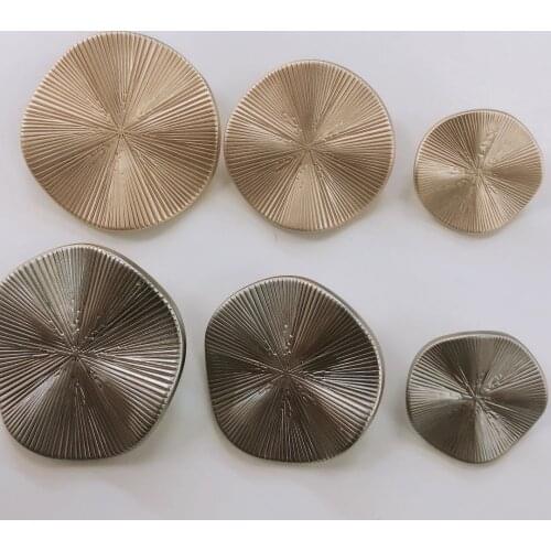 Faux Pearl Gold Metal Women Coat Buttons For Clothing Vintage Sweater Decorative Buttons Quality Sewing Accessories Wholesale