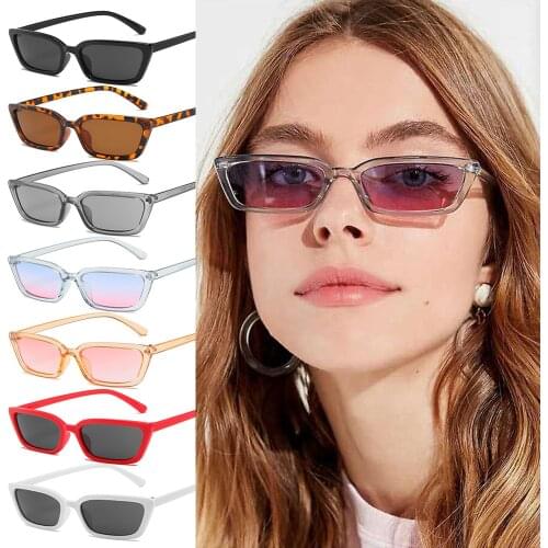 1PC Women Retro Small Square Sunglasses UV400 Protection Anti-Reflective Sun Glasses Sun Shades Street Eyewear Eyeglasses