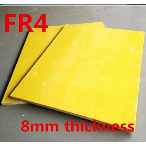 8mm thickness Yellow FR4 Epoxy glass fiber sheet epoxy plate epoxy resin board epikote plank fiberglass plate glass fibre sheet