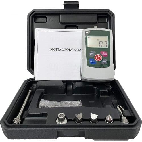 High Precision Force Meter with Three Measurement Real Time Peak Four Units First Gravity Acceleration Range 3N